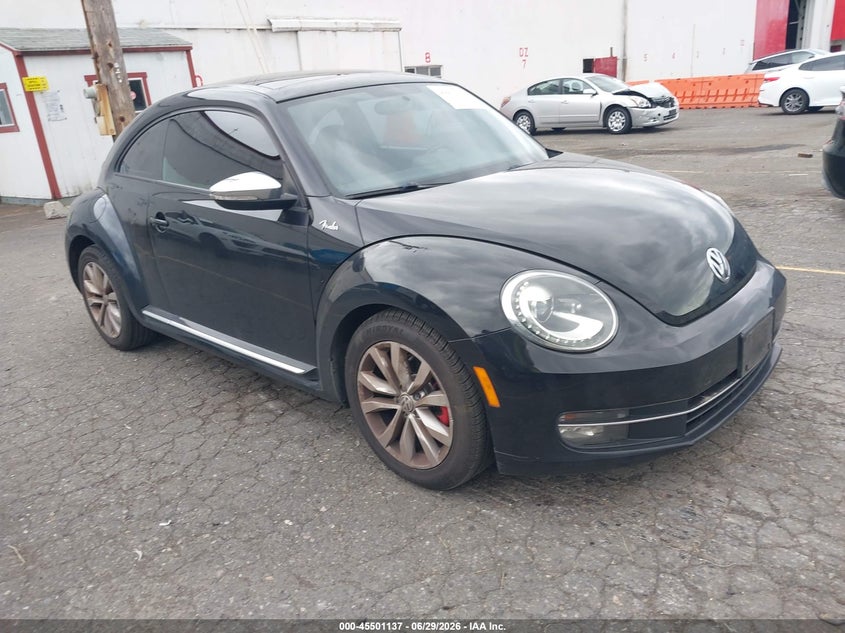 2013 Volkswagen Beetle VIN 3VWVT7AT6DM680713 IAAI salvage auction — LEFT REAR, Salvage (Oregon), sold $1,750 on 2026-09-11 (photo 1)