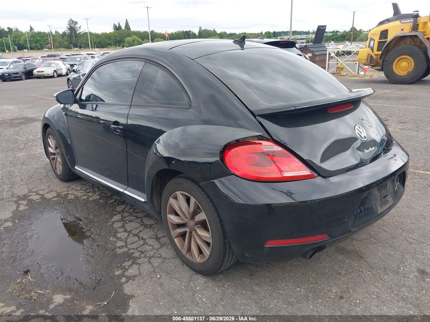 2013 Volkswagen Beetle VIN 3VWVT7AT6DM680713 IAAI salvage auction — LEFT REAR, Salvage (Oregon), sold $1,750 on 2026-09-11 (photo 3)