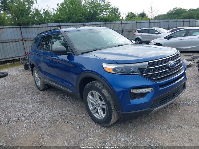 2021 Ford Explorer VIN 1FMSK8DH9MGC38441 IAAI salvage auction — REAR END, Salvage (Ohio), sold $7,900 on 2026-07-09 (photo 1)