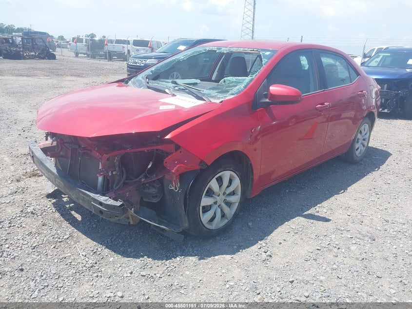 2014 Toyota Corolla VIN 5YFBURHE5EP001109 IAAI salvage auction — FRONT END, Clear (Arkansas), sold $525 on 2026-07-29 (photo 2)