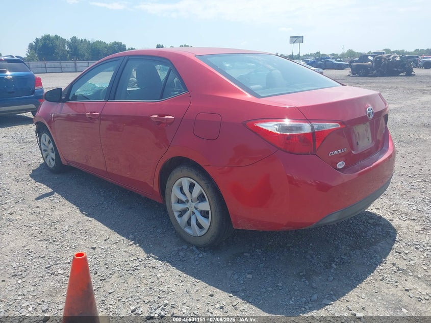 2014 Toyota Corolla VIN 5YFBURHE5EP001109 IAAI salvage auction — FRONT END, Clear (Arkansas), sold $525 on 2026-07-29 (photo 3)
