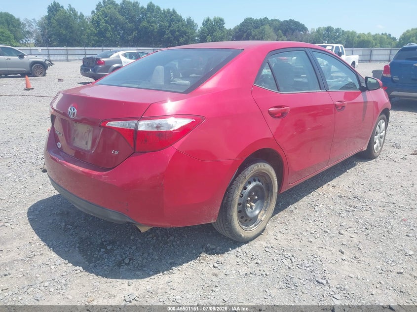 2014 Toyota Corolla VIN 5YFBURHE5EP001109 IAAI salvage auction — FRONT END, Clear (Arkansas), sold $525 on 2026-07-29 (photo 4)