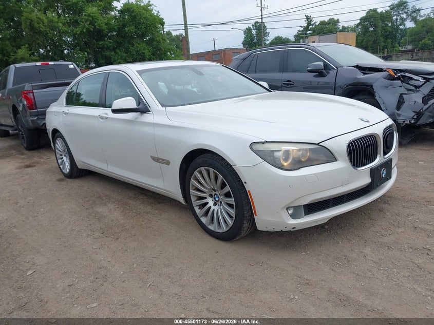 2010 BMW 7 series VIN WBAKC8C55AC431159 IAAI salvage auction — REAR END, Clear (Michigan), sold $1,950 on 2026-07-23 (photo 1)