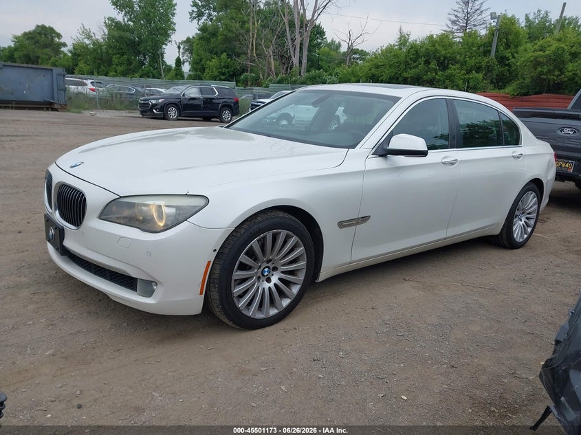 2010 BMW 7 series VIN WBAKC8C55AC431159 IAAI salvage auction — REAR END, Clear (Michigan), sold $1,950 on 2026-07-23 (photo 2)