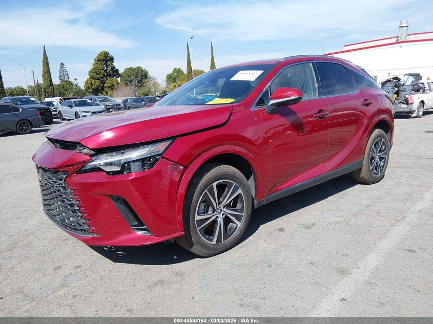 2024 Lexus Rx 350h VIN 2T2BBMCA5RC042435 IAAI salvage auction — Front & Rear, Salvage (California), sold $25,800 on 2026-05-14 (photo 2)