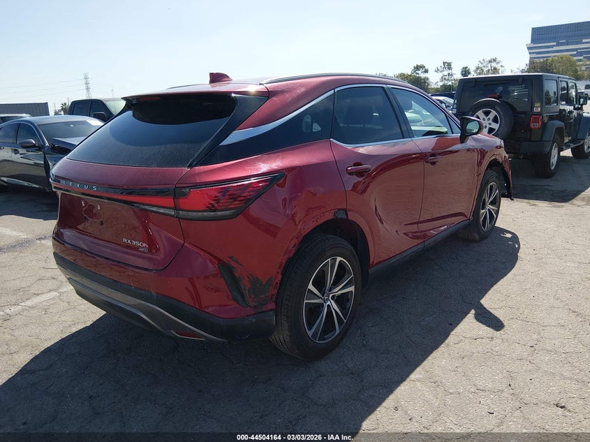 2024 Lexus Rx 350h VIN 2T2BBMCA5RC042435 IAAI salvage auction — Front & Rear, Salvage (California), sold $25,800 on 2026-05-14 (photo 4)