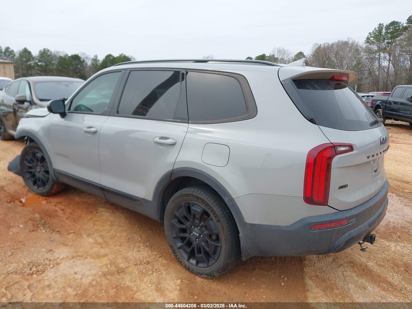 2022 Kia Telluride VIN 5XYP5DHC6NG263293 IAAI salvage auction — LEFT FRONT, Salvage Title, sold $7,000 on 2026-07-06 (photo 3)