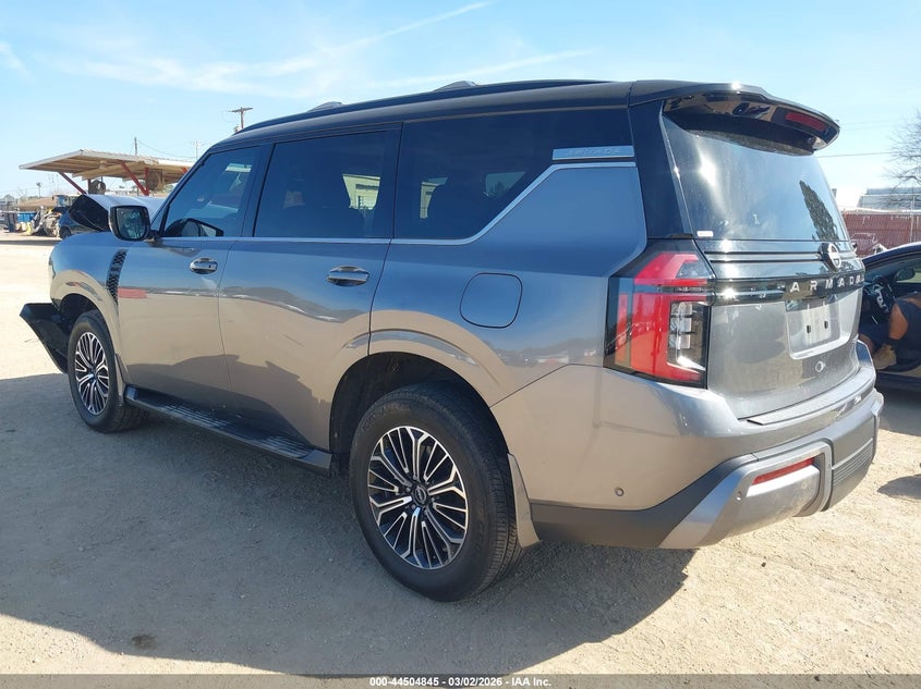 2025 Nissan Armada VIN JN8AY3ED5S9300999 IAAI salvage auction — FRONT END, Salvage (Texas), sold $29,000 on 2026-07-06 (photo 3)