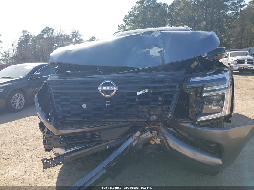 2025 Nissan Armada VIN JN8AY3ED5S9300999 IAAI salvage auction — FRONT END, Salvage (Texas), sold $29,000 on 2026-07-06 (photo 6)