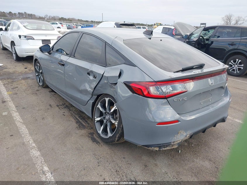 2025 Honda Civic VIN 19XFL4H9XSE003347 IAAI salvage auction — REAR END, Salvage (New Jersey), sold $11,100 on 2026-07-05 (photo 3)