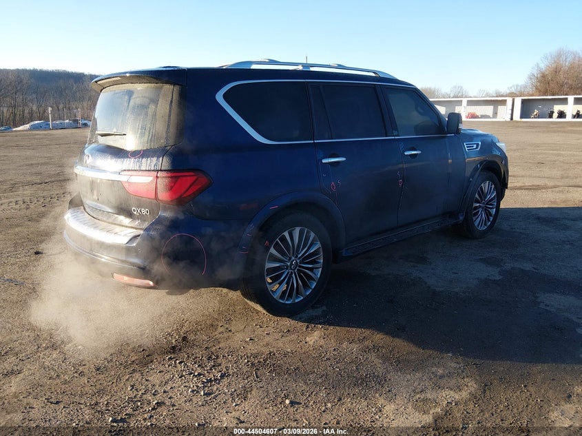 2019 Infiniti Qx80 VIN JN8AZ2NE6K9225777 IAAI salvage auction — FRONT END, Salvage (New Jersey), sold $9,650 on 2026-08-13 (photo 4)