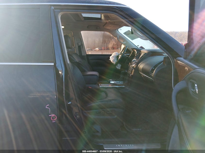 2019 Infiniti Qx80 VIN JN8AZ2NE6K9225777 IAAI salvage auction — FRONT END, Salvage (New Jersey), sold $9,650 on 2026-08-13 (photo 5)
