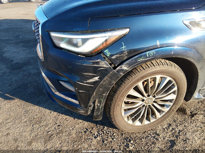 2019 Infiniti Qx80 VIN JN8AZ2NE6K9225777 IAAI salvage auction — FRONT END, Salvage (New Jersey), sold $9,650 on 2026-08-13 (photo 6)