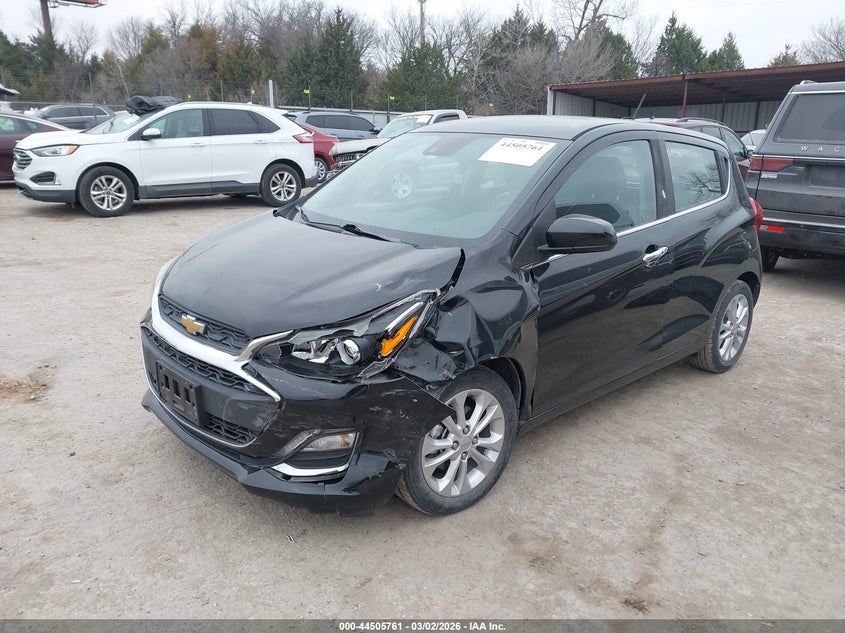 2021 Chevrolet Spark VIN KL8CF6SA9MC220996 IAAI salvage auction — LEFT FRONT, Clear (Oklahoma), sold $3,050 on 2026-07-15 (photo 2)