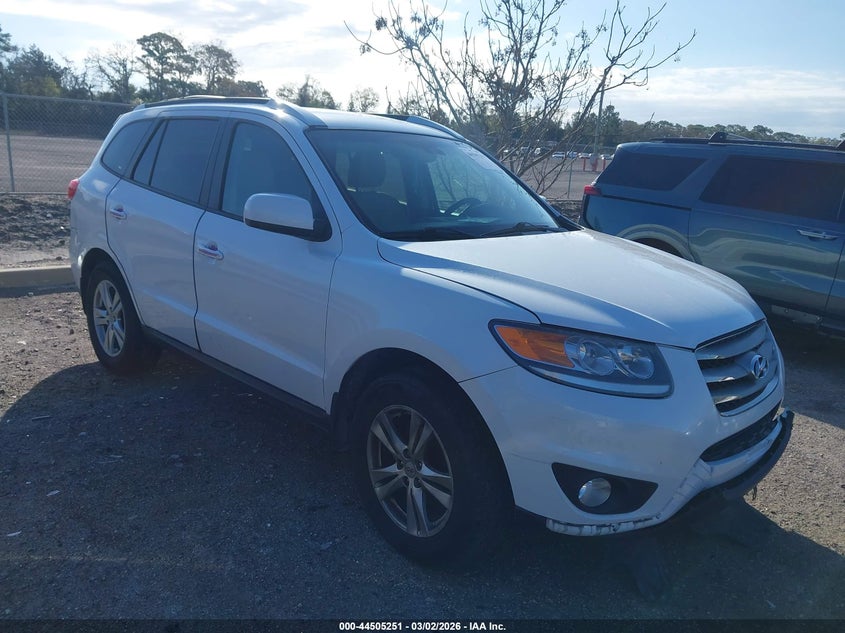 2012 Hyundai Santa fe VIN 5XYZK4AG7CG139366 IAAI salvage auction — FRONT END, Salvage Title, sold $1,700 on 2026-07-09 (photo 1)