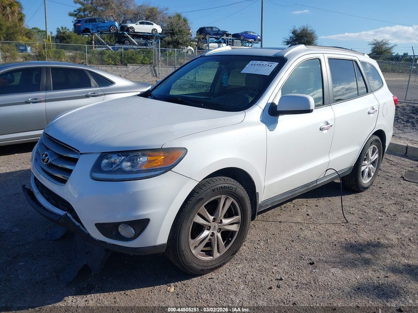 2012 Hyundai Santa fe VIN 5XYZK4AG7CG139366 IAAI salvage auction — FRONT END, Salvage Title, sold $1,700 on 2026-07-09 (photo 2)