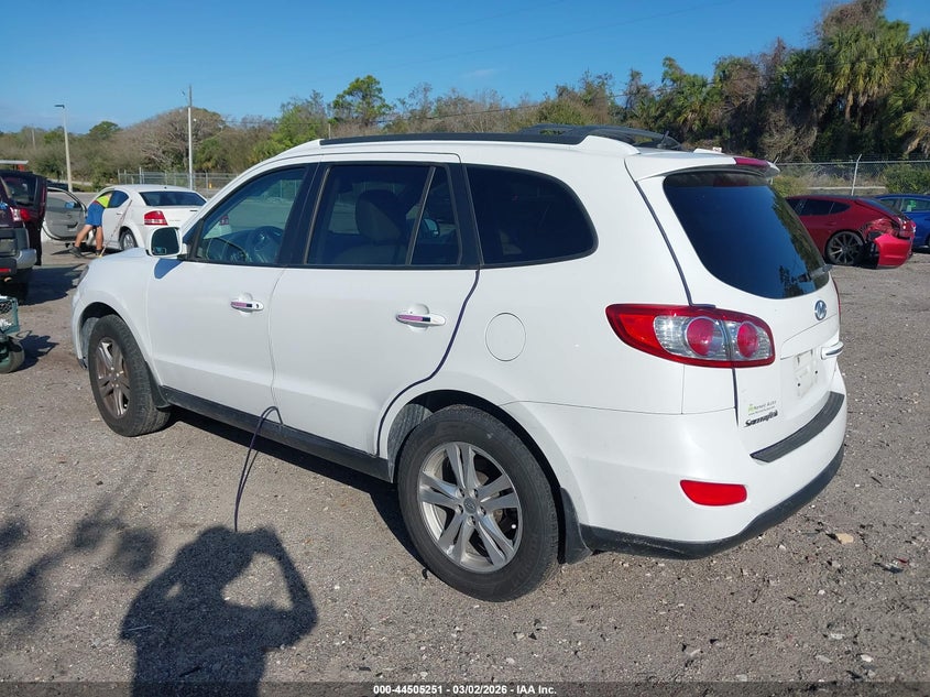2012 Hyundai Santa fe VIN 5XYZK4AG7CG139366 IAAI salvage auction — FRONT END, Salvage Title, sold $1,700 on 2026-07-09 (photo 3)