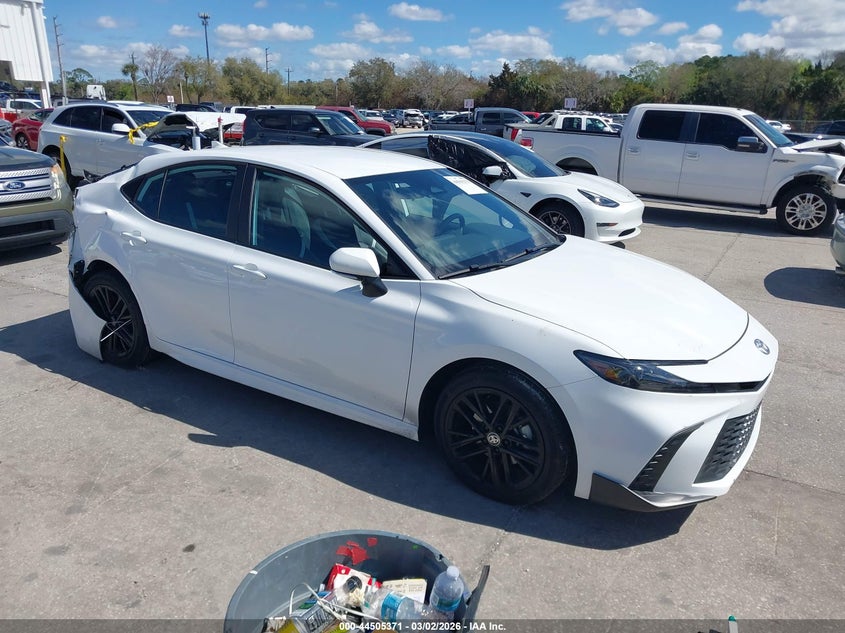 2025 Toyota Camry VIN 4T1DAACK3SU524011 IAAI salvage auction — REAR END, Salvage Title, sold $8,200 on 2026-08-01 (photo 1)