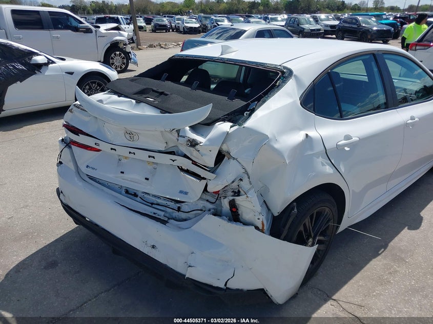 2025 Toyota Camry VIN 4T1DAACK3SU524011 IAAI salvage auction — REAR END, Salvage Title, sold $8,200 on 2026-08-01 (photo 6)