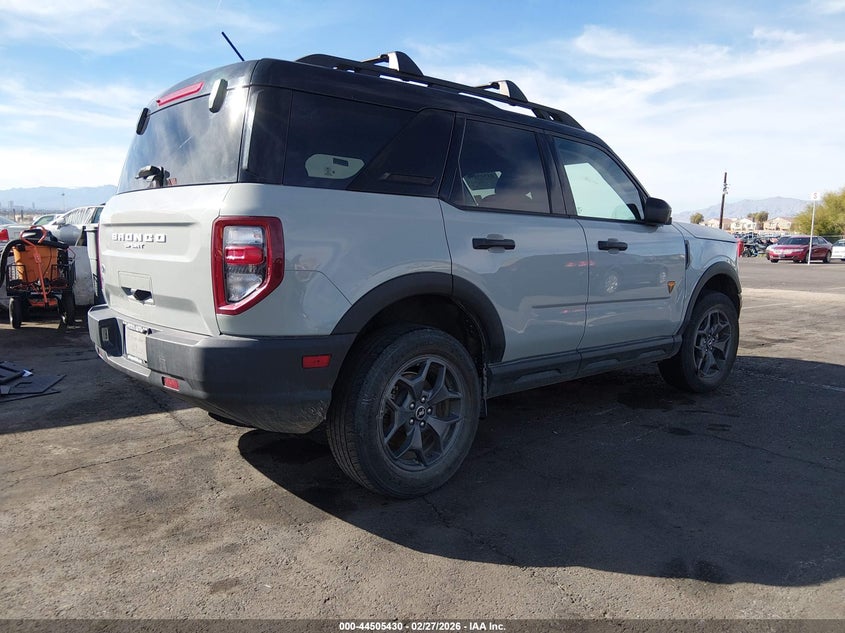 2021 Ford Bronco sport VIN 3FMCR9D91MRA74500 IAAI salvage auction — FRONT END, Salvage (Montana), sold $9,750 on 2026-07-31 (photo 4)