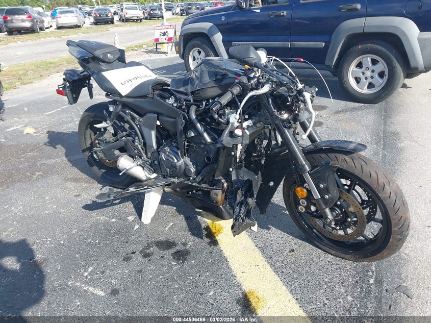 2025 Yamaha Yzf VIN JYARM38E0SA016589 IAAI salvage auction — ALL OVER, Salvage Title, sold $500 on 2026-07-22 (photo 1)