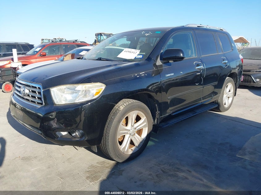 2008 Toyota Highlander VIN JTEES42A982024855 IAAI salvage auction — RIGHT FRONT, Original (Texas), sold $2,700 on 2026-07-14 (photo 2)