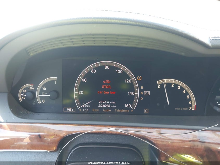 2007 Mercedes-benz S class VIN WDDNG71X67A059697 IAAI salvage auction — FRONT END, Salvage (Idaho), sold $275 on 2026-07-22 (photo 7)