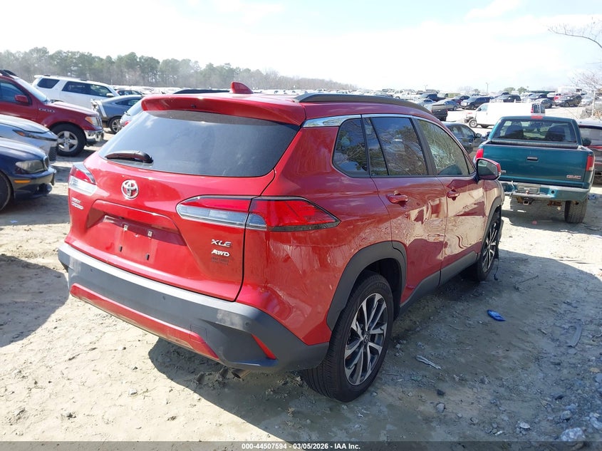 2022 Toyota Corolla cross VIN 7MUDAABG2NV035163 IAAI salvage auction — ENGINE BURN, Salvage (Georgia), sold $2,400 on 2026-07-14 (photo 4)