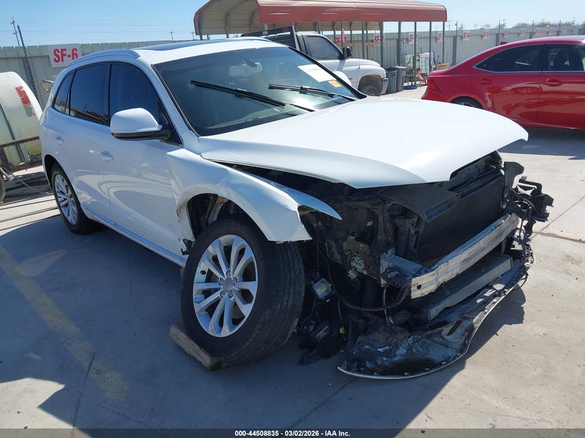 2014 Audi Q5 VIN WA1LFAFPXEA060689 IAAI salvage auction — FRONT END, Salvage Title, sold $1,225 on 2026-08-03 (photo 1)