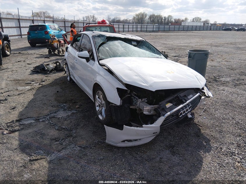 2017 Audi A3 VIN WAUAUGFF4H1037519 IAAI salvage auction — ALL OVER, Salvage Title, sold $250 on 2026-07-08 (photo 1)