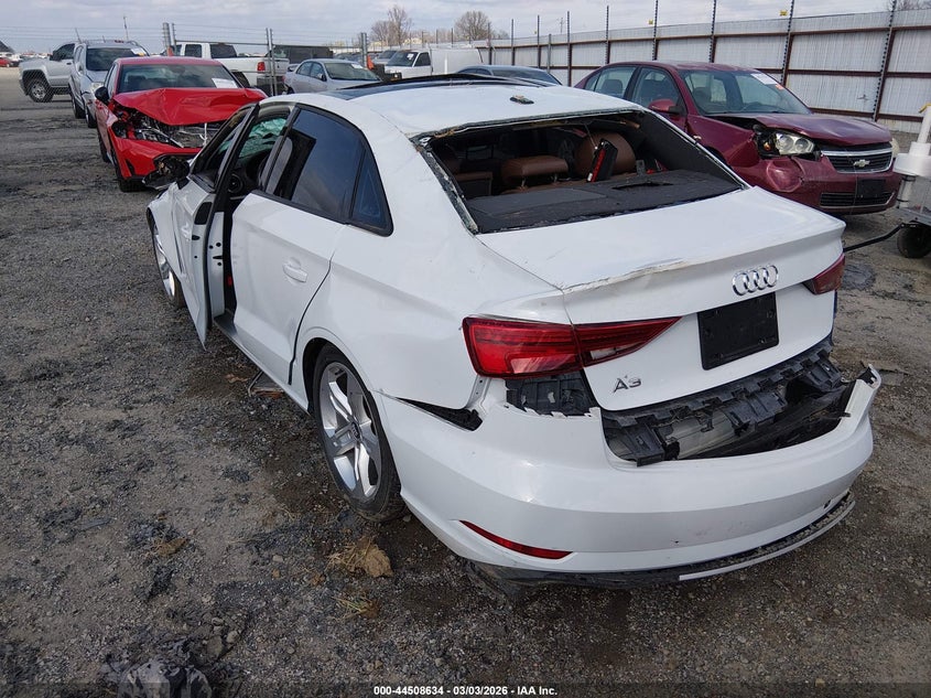 2017 Audi A3 VIN WAUAUGFF4H1037519 IAAI salvage auction — ALL OVER, Salvage Title, sold $250 on 2026-07-08 (photo 3)