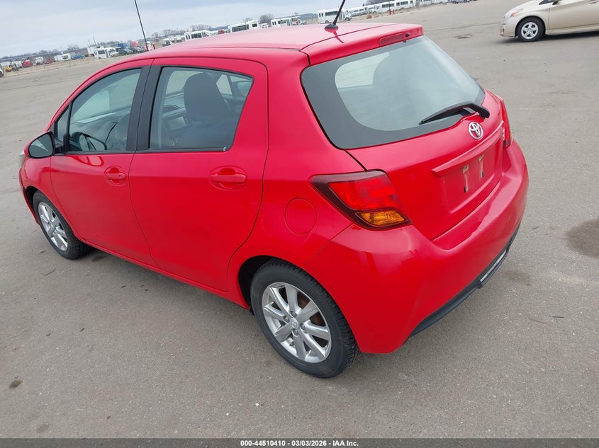 2015 Toyota Yaris VIN VNKKTUD31FA022286 IAAI salvage auction — FRONT & REAR, Salvage (Minnesota), sold $2,300 on 2026-07-20 (photo 3)