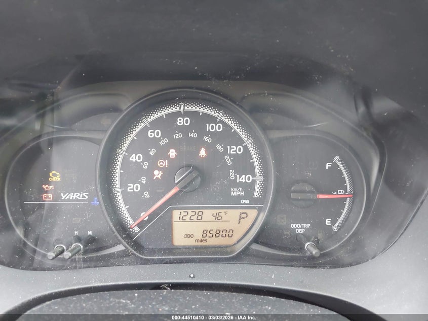 2015 Toyota Yaris VIN VNKKTUD31FA022286 IAAI salvage auction — FRONT & REAR, Salvage (Minnesota), sold $2,300 on 2026-07-20 (photo 7)