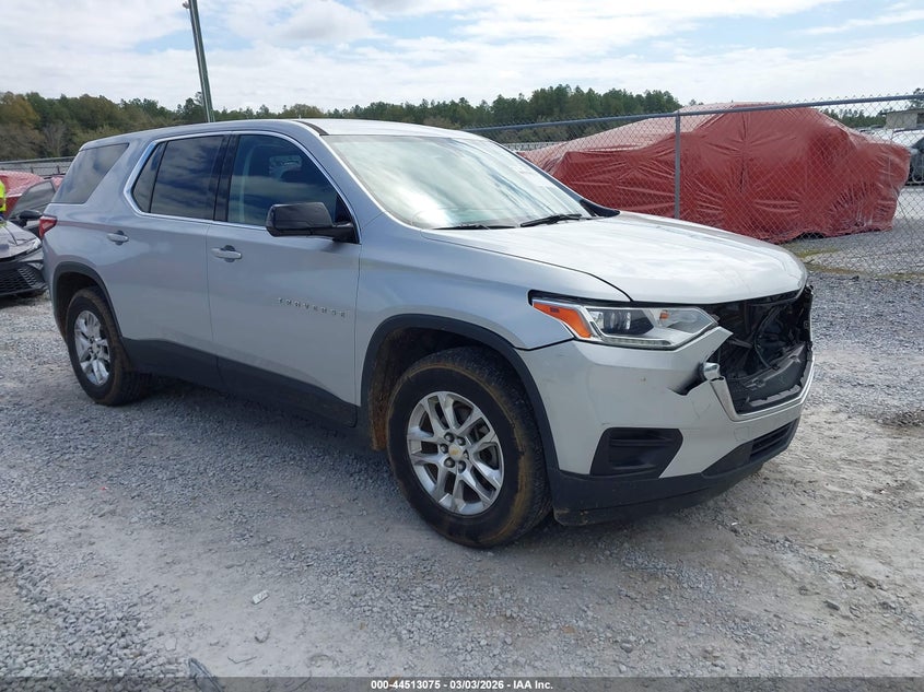 2019 Chevrolet Traverse VIN 1GNERFKW5KJ126665 IAAI salvage auction — FRONT END, Salvage Title, sold $3,350 on 2026-07-09 (photo 1)