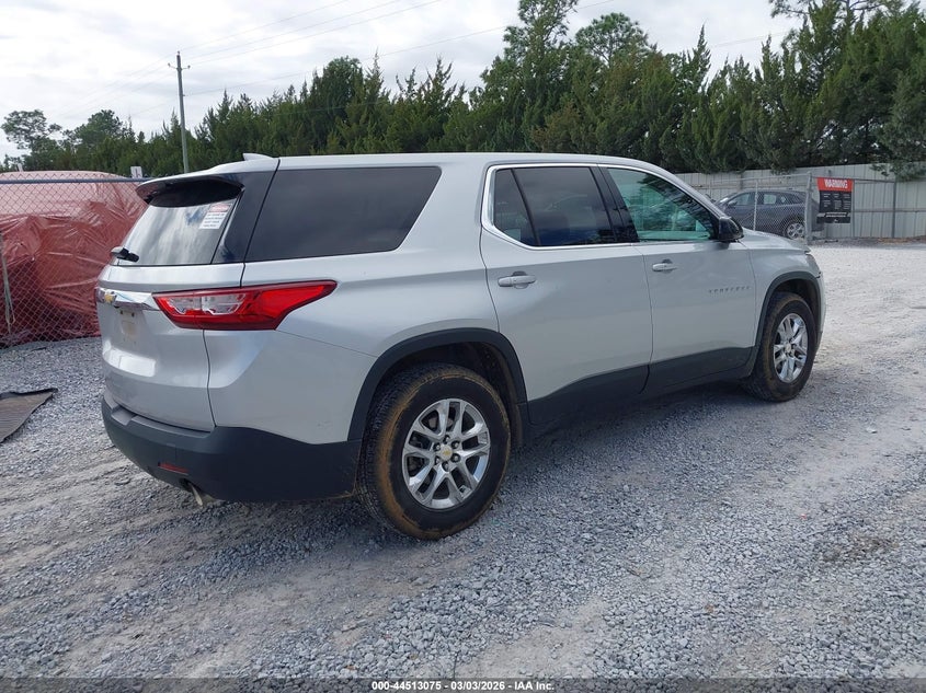 2019 Chevrolet Traverse VIN 1GNERFKW5KJ126665 IAAI salvage auction — FRONT END, Salvage Title, sold $3,350 on 2026-07-09 (photo 4)