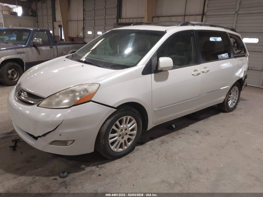 2007 Toyota Sienna VIN 5TDBK22C87S001426 IAAI salvage auction — LEFT REAR, Salvage (North Carolina), sold $1,150 on 2026-07-16 (photo 2)