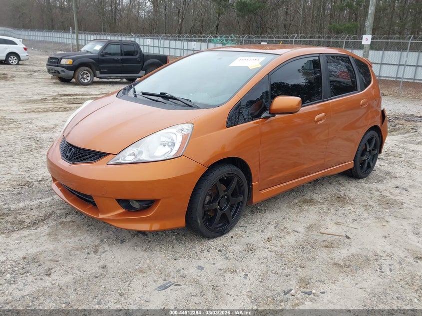 2010 Honda Fit VIN JHMGE8H45AC007644 IAAI salvage auction — REAR END, Salvage (Georgia), sold $1,150 on 2026-07-11 (photo 2)
