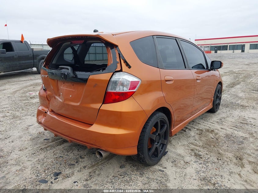2010 Honda Fit VIN JHMGE8H45AC007644 IAAI salvage auction — REAR END, Salvage (Georgia), sold $1,150 on 2026-07-11 (photo 4)