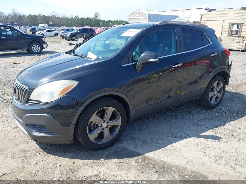 2014 Buick Encore VIN KL4CJASB2EB780457 IAAI salvage auction — REAR END, Salvage (Georgia), sold $1,200 on 2026-07-17 (photo 2)