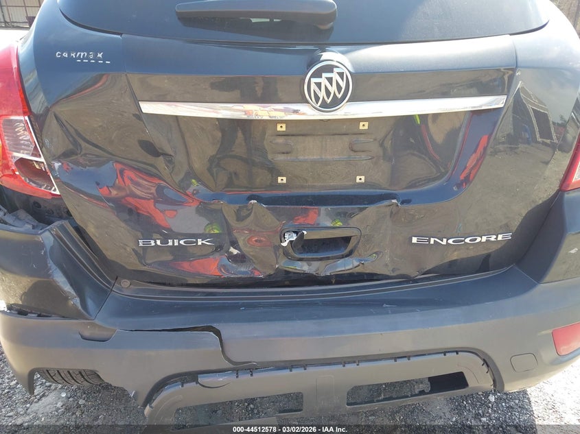 2014 Buick Encore VIN KL4CJASB2EB780457 IAAI salvage auction — REAR END, Salvage (Georgia), sold $1,200 on 2026-07-17 (photo 6)