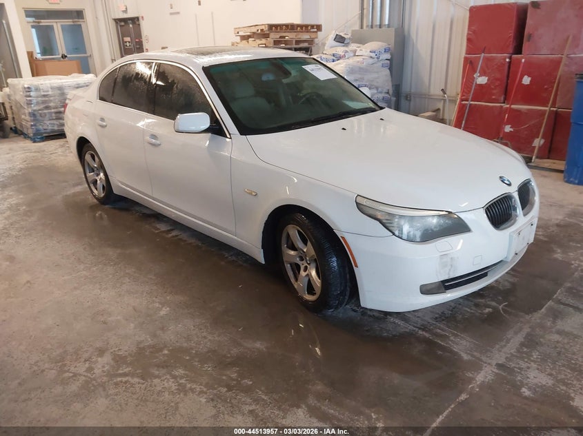 2008 BMW 5 series VIN WBANU53598CT02361 IAAI salvage auction — LEFT SIDE, Clear (Missouri), sold $100 on 2026-07-21 (photo 1)