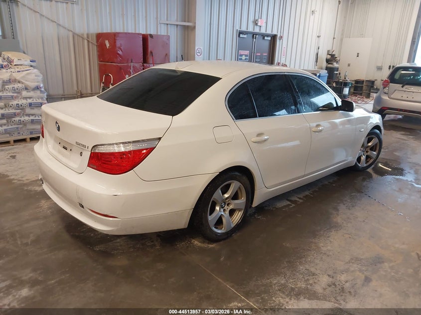 2008 BMW 5 series VIN WBANU53598CT02361 IAAI salvage auction — LEFT SIDE, Clear (Missouri), sold $100 on 2026-07-21 (photo 4)