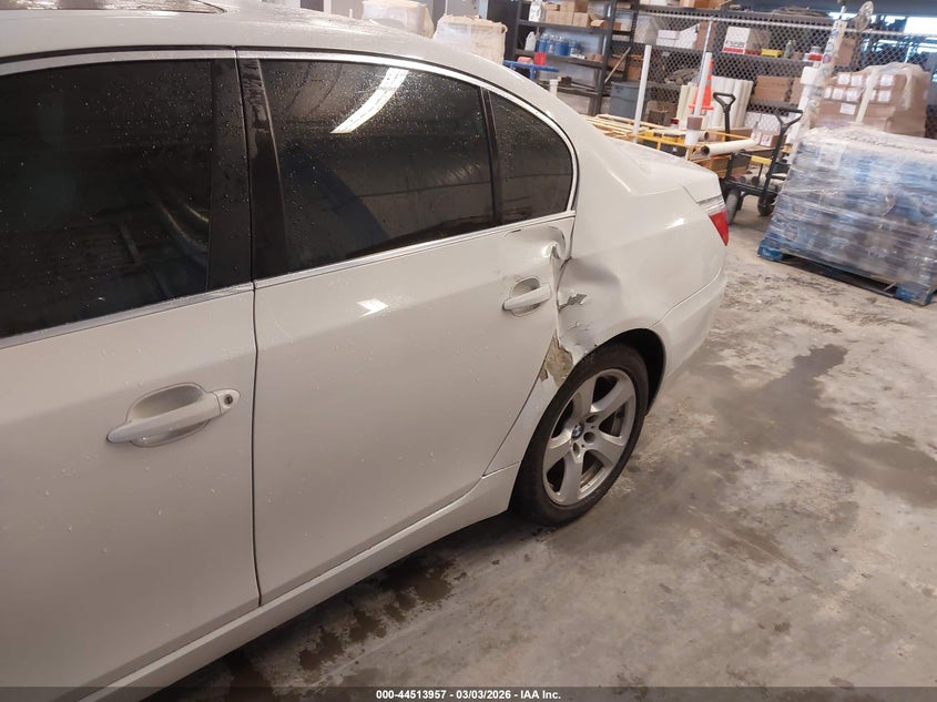 2008 BMW 5 series VIN WBANU53598CT02361 IAAI salvage auction — LEFT SIDE, Clear (Missouri), sold $100 on 2026-07-21 (photo 6)