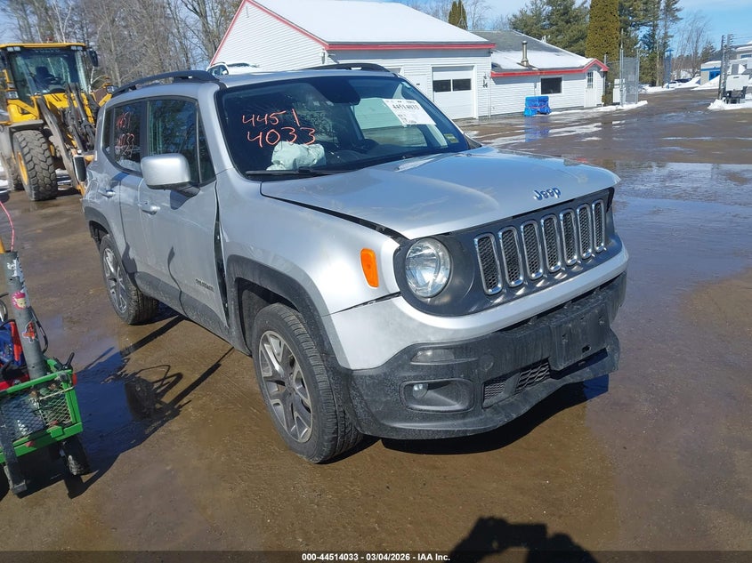 2018 Jeep Renegade VIN ZACCJBBB1JPJ08754 IAAI salvage auction — LEFT FRONT, Salvage (Maine), sold $825 on 2026-07-27 (photo 1)