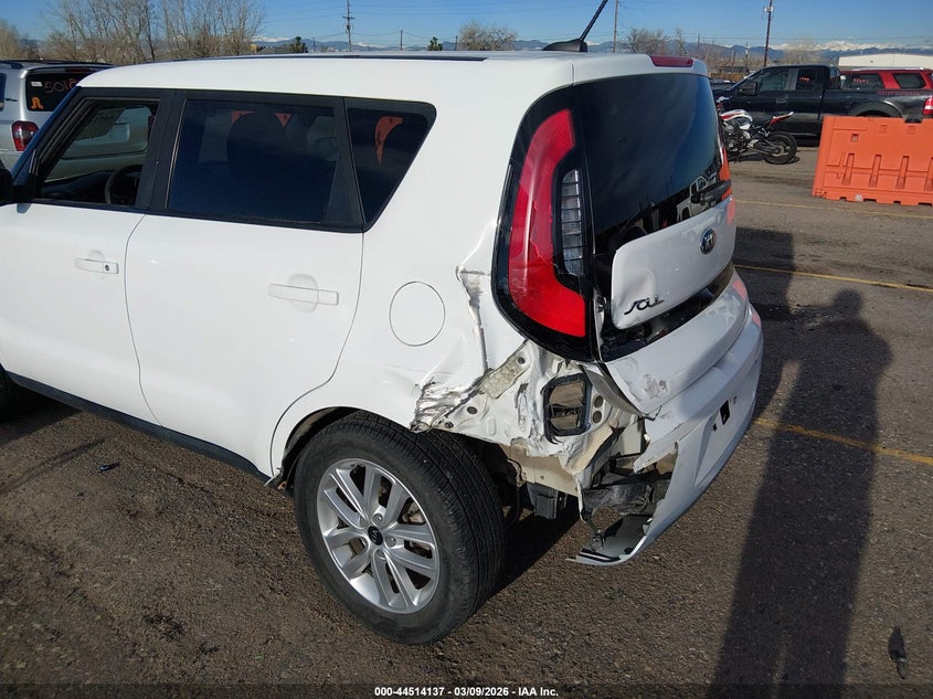 2017 Kia Soul VIN KNDJP3A51H7493038 IAAI salvage auction — REAR END, Salvage (Colorado), sold $1,525 on 2026-07-14 (photo 6)