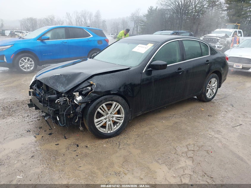 2011 Infiniti G37 VIN JN1CV6ARXBM350796 IAAI salvage auction — FRONT END, Salvage (Ohio), sold $600 on 2026-07-13 (photo 2)