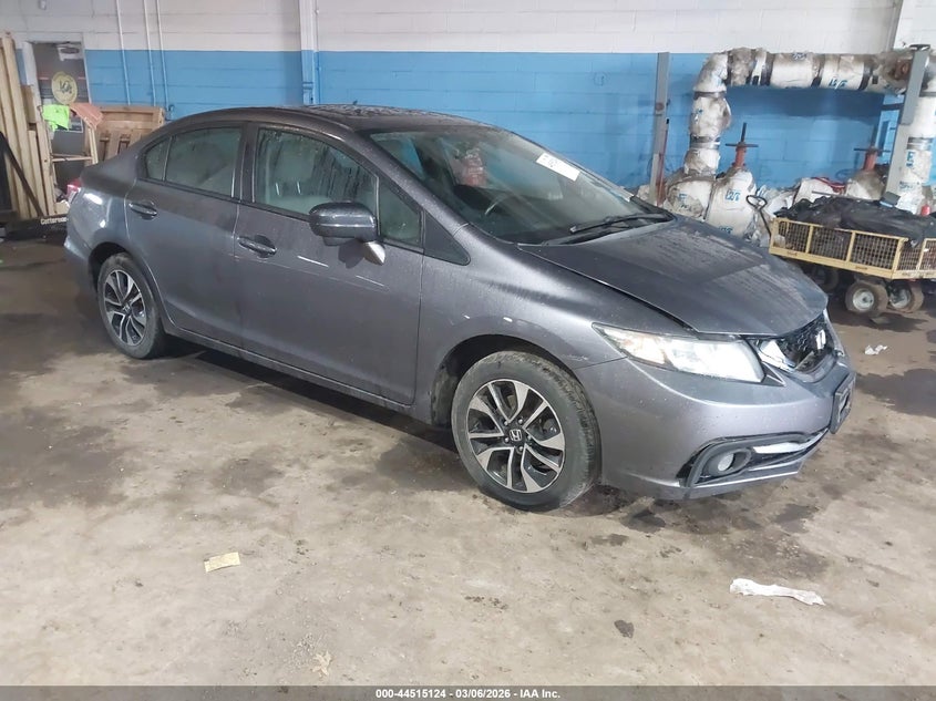 2014 Honda Civic VIN 19XFB2F89EE236917 IAAI salvage auction — LEFT FRONT, Salvage (New Jersey), sold $1,950 on 2026-07-27 (photo 1)