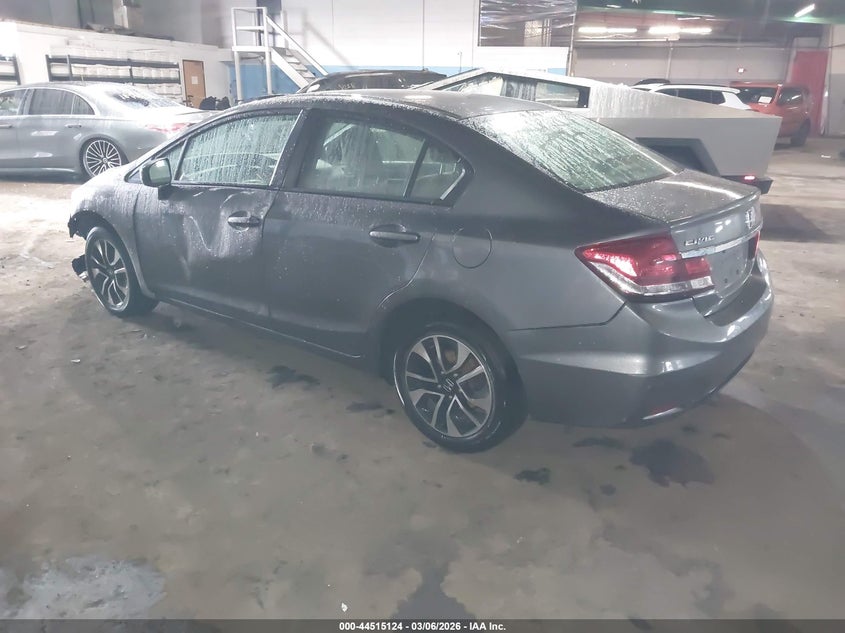 2014 Honda Civic VIN 19XFB2F89EE236917 IAAI salvage auction — LEFT FRONT, Salvage (New Jersey), sold $2,500 on 2026-07-27 (photo 3)