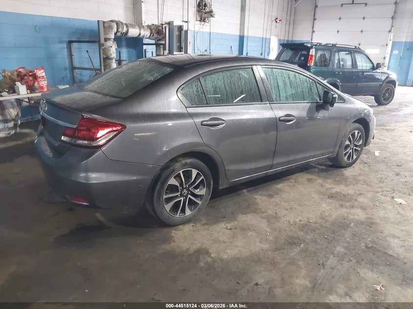 2014 Honda Civic VIN 19XFB2F89EE236917 IAAI salvage auction — LEFT FRONT, Salvage (New Jersey), sold $1,950 on 2026-07-27 (photo 4)