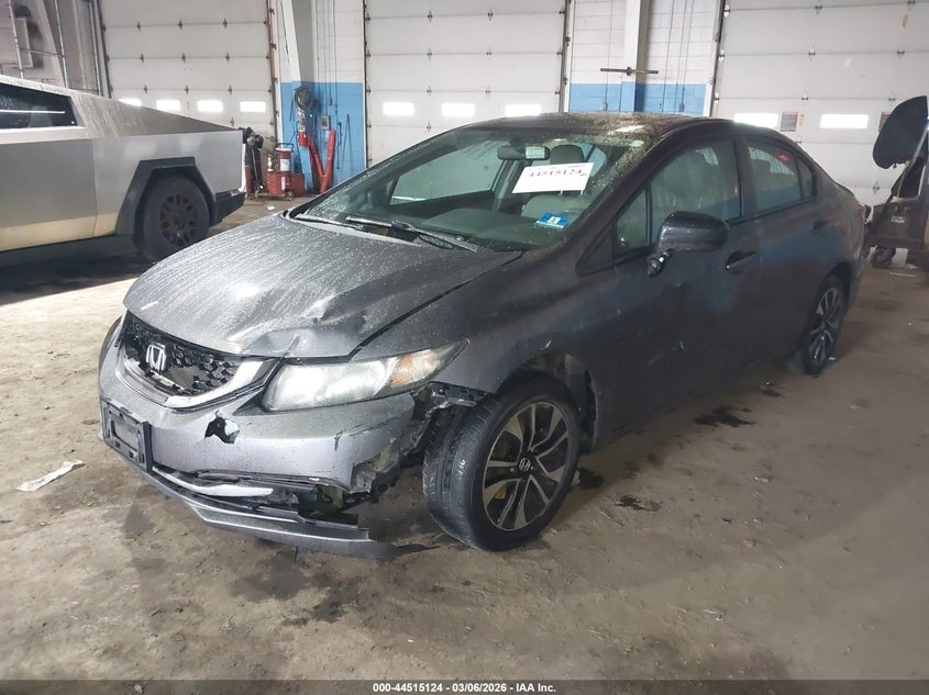 2014 Honda Civic VIN 19XFB2F89EE236917 IAAI salvage auction — LEFT FRONT, Salvage (New Jersey), sold $2,500 on 2026-07-27 (photo 6)